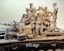 116 Resin Model Figure GK WWII 6 German Soldiers Unassembled Unpainted New 2023