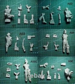 116 Resin Model Figure GK WWII 6 German Soldiers Unassembled Unpainted New 2023