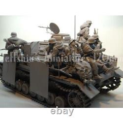 116 Resin Model Figure WWII 6 German Soldiers Unassembled Unpainted Kits New GK