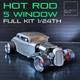 116 Scale 5 Window Coupe Hot Rod Full Model Kit-Unnasembled & Unpainted