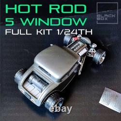 116 Scale 5 Window Coupe Hot Rod Full Model Kit-Unnasembled & Unpainted