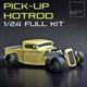 116 Scale Hot Rod Pickup Full Model Kit-Unnasembled & Unpainted