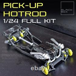 116 Scale Hot Rod Pickup Full Model Kit-Unnasembled & Unpainted