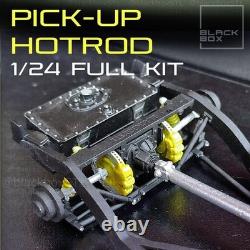 116 Scale Hot Rod Pickup Full Model Kit-Unnasembled & Unpainted