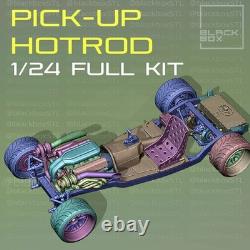 116 Scale Hot Rod Pickup Full Model Kit-Unnasembled & Unpainted
