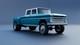 116 scale 3D printed 65 Chevrolet k10 crew cab dually truck kit