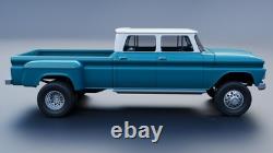 116 scale 3D printed 65 Chevrolet k10 crew cab dually truck kit