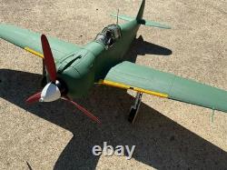 118 Kawasaki Ki-100 Tony Radial Engine Model Kit-Disassembled and Unpainted