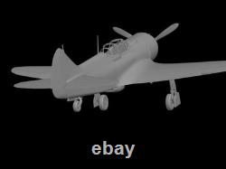 118 scale Lavochkin La-7 Model Kit-Disassembled and Unpainted