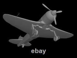 118 scale Lavochkin La-7 Model Kit-Disassembled and Unpainted