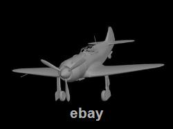 118 scale Lavochkin La-7 Model Kit-Disassembled and Unpainted