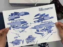 125 1964 Ford Country Station Wagon Sedan'64 Complete Model Kit with Engine