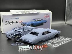 125 1969 Buick Skylark GS Resin Model Kit With Rubber Tires and Clear Parts