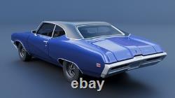 125 Scale 3D printed 69 buick skylark kit 125 Scale 3D printed 69 buick skylark kit