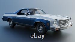 125 Scale 3D printed 74 Chevrolet El Camino model kit