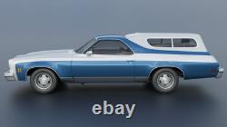 125 Scale 3D printed 74 Chevrolet El Camino model kit