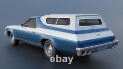 125 Scale 3D printed 74 Chevrolet El Camino model kit
