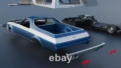 125 Scale 3D printed 74 Chevrolet El Camino model kit