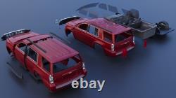 125 Scale 3D printed chevrolet tahoe kit