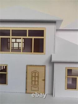 130 DIY Unassembled Villa Building Scene Model Yard PVC Display Model Kits Set