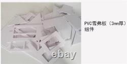 130 DIY Unassembled Villa Building Scene Model Yard PVC Display Model Kits Set