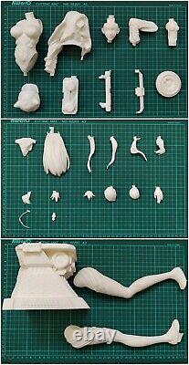14 54CM Resin Figure Model Kits Sexi Asuka Unassembled Unpainted New Gift 2023