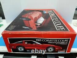 18 Vintage Monogram 1985 Corvette Coupe Model Complete Unassembled NIB Shelf X2
