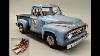 1953 Ford F100 Flathead W Race Trailer 1 25 Scale Model Kit Build How To Assemble Weather Fade Rust