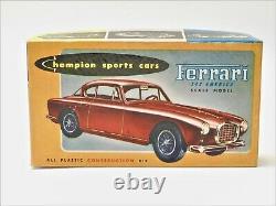 1960s CHAMPION SPORTS CARS FERRARI MODEL KIT CAR/ UNASSEMBLED/132/VERY RARE