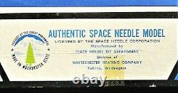 1962 BIG wood SPACE NEEDLE 27 Model KIT, Unassembled, box, Seattle WORLDS FAIR
