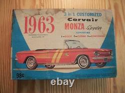 1963 Chevrolet Corvair Spyder Palmer Plastics Mint & Rare 9/12