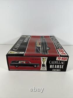 1966 Jo Han Cadillac Hearse Gold Cup S Original Issue Built Up Model Kit Opened