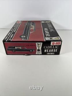 1966 Jo Han Cadillac Hearse Gold Cup S Original Issue Built Up Model Kit Read