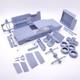 1967 Mercury Cougar 125 Scale Resin Kit Accessories Diecast Vehicle Car Model