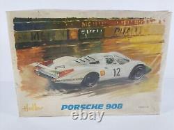1968 1969 Porsche 908 Long Tail Heller 124 Model Kit # L 759 Sealed Box