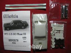 1971 Ford Falcon XY GTHO Phase III Aussie Made 1/25 Kit Rare Muscle Car GT-HO 3