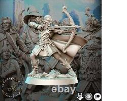 1/12 Resin Figure Model Kit Lord Of The Ring War Heroes Collection Unassembled
