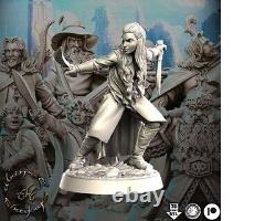 1/12 Resin Figure Model Kit Lord Of The Ring War Heroes Collection Unassembled