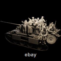 1/16 German Panther Winter Riders RESIN FIGURE MODEL KIT Unassembled Unpainted