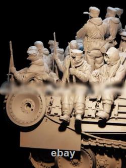 1/16 German Panther Winter Riders RESIN FIGURE MODEL KIT Unassembled Unpainted