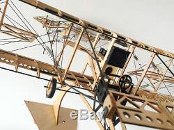 1/17 Curtiss Pusher 500mm Balsa Wood KIT Replica Static Model Plane Unassembled