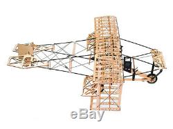 1/17 Curtiss Pusher 500mm Balsa Wood KIT Replica Static Model Plane Unassembled