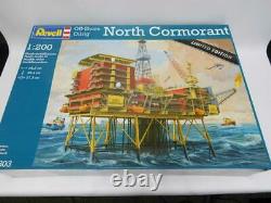 1/200 Revell Oil Drill Off Shore Platform Rig North Cormorant Plastic Model Kit