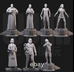 1/24 Resin Planet of the Apes 7 Figures Unpainted Unassembled 2298