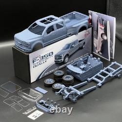1/25 2023 Ford F-350 SD Dually Truck Resin Model Kit with, Clear Parts & Tires