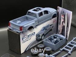 1/25 2023 Ford F-350 SD Dually Truck Resin Model Kit with, Clear Parts & Tires