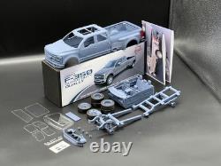 1/25 2023 Ford F-350 SD Dually Truck Resin Model Kit with, Clear Parts & Tires