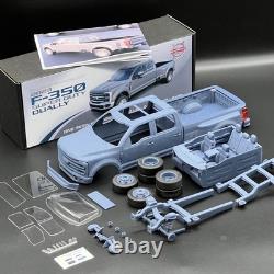 1/25 2023 Ford F-350 SD Dually Truck Resin Model Kit with, Clear Parts & Tires