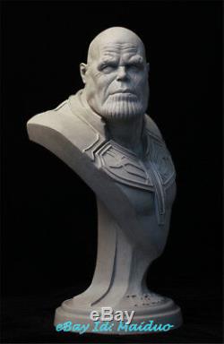 1/2 Unpainted Thanos Bust Resin Model Statue GK Unassembled