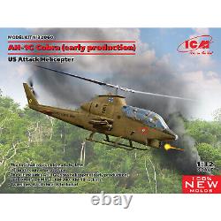 1/32 ICM 32060 AH-1G Cobra, US Attack Helicopter (early production) plastic kit